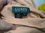 Playera Ralph Lauren De Seda Color Naranja Talla Chica