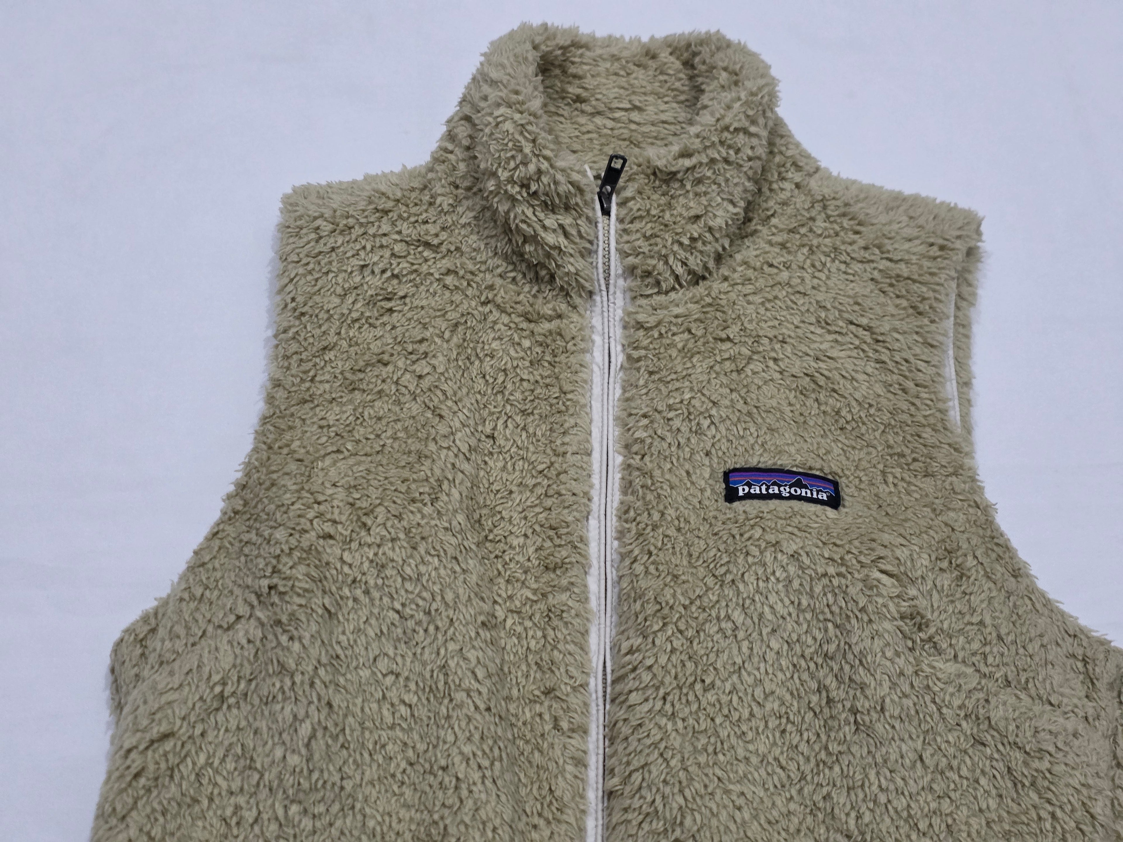 Chaleco Aborregado Patagonia De Mujer Color Cafe Talla Chica