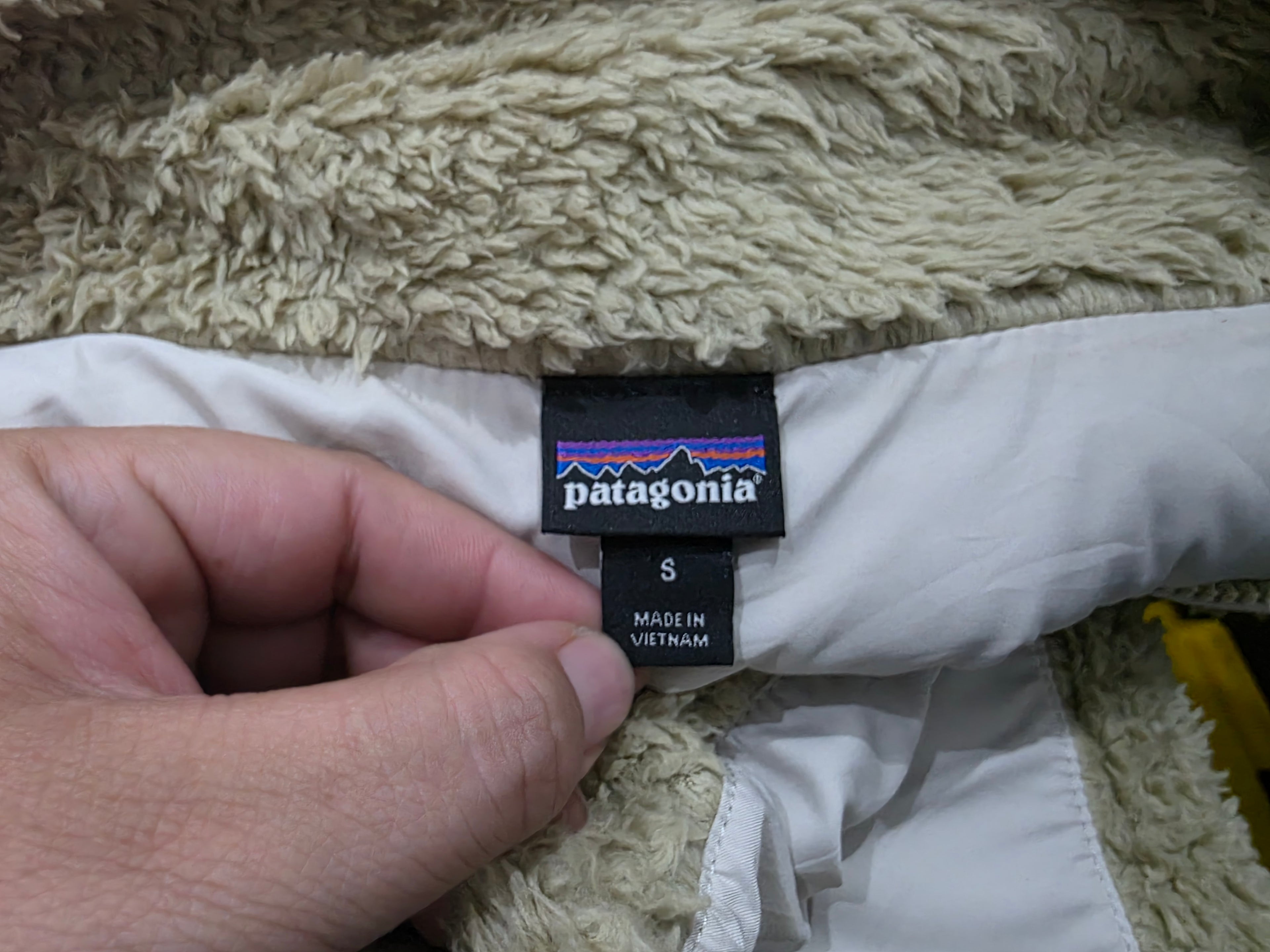 Chaleco Aborregado Patagonia De Mujer Color Cafe Talla Chica