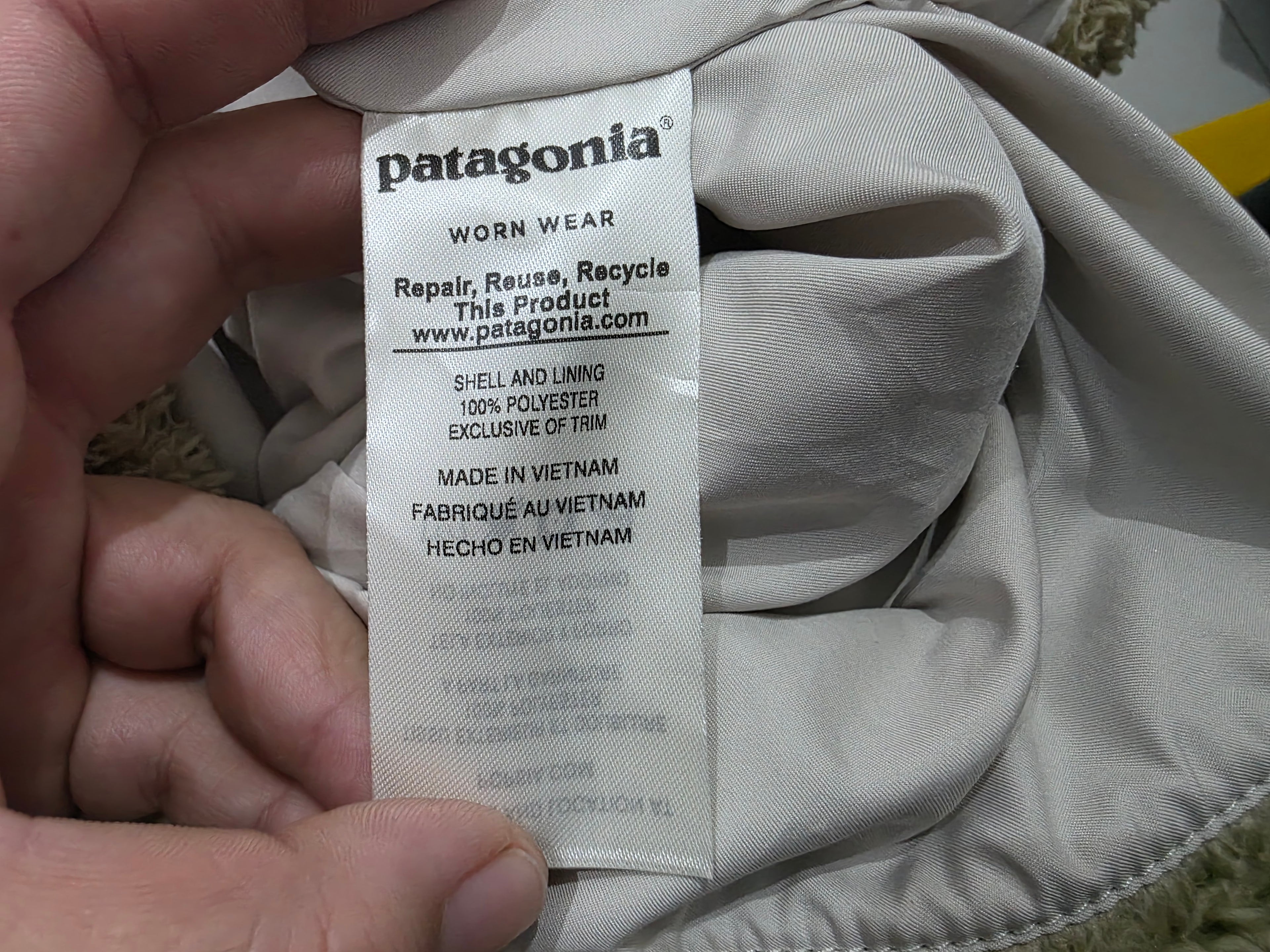 Chaleco Aborregado Patagonia De Mujer Color Cafe Talla Chica