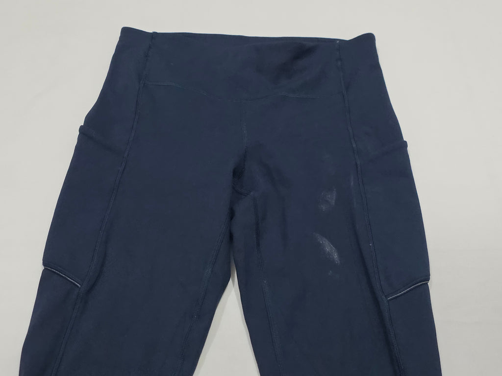 Legging Lululemon Wunder Talla 4 Azul Marino De Mujer