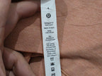 Playera De Tirantes Lululemon Talla 4 Color Naranja