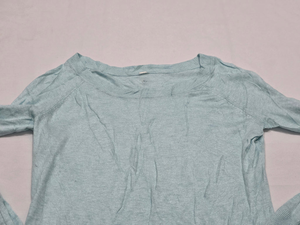 Sueter De Rayon Lululemon Talla 4 Azul Claro