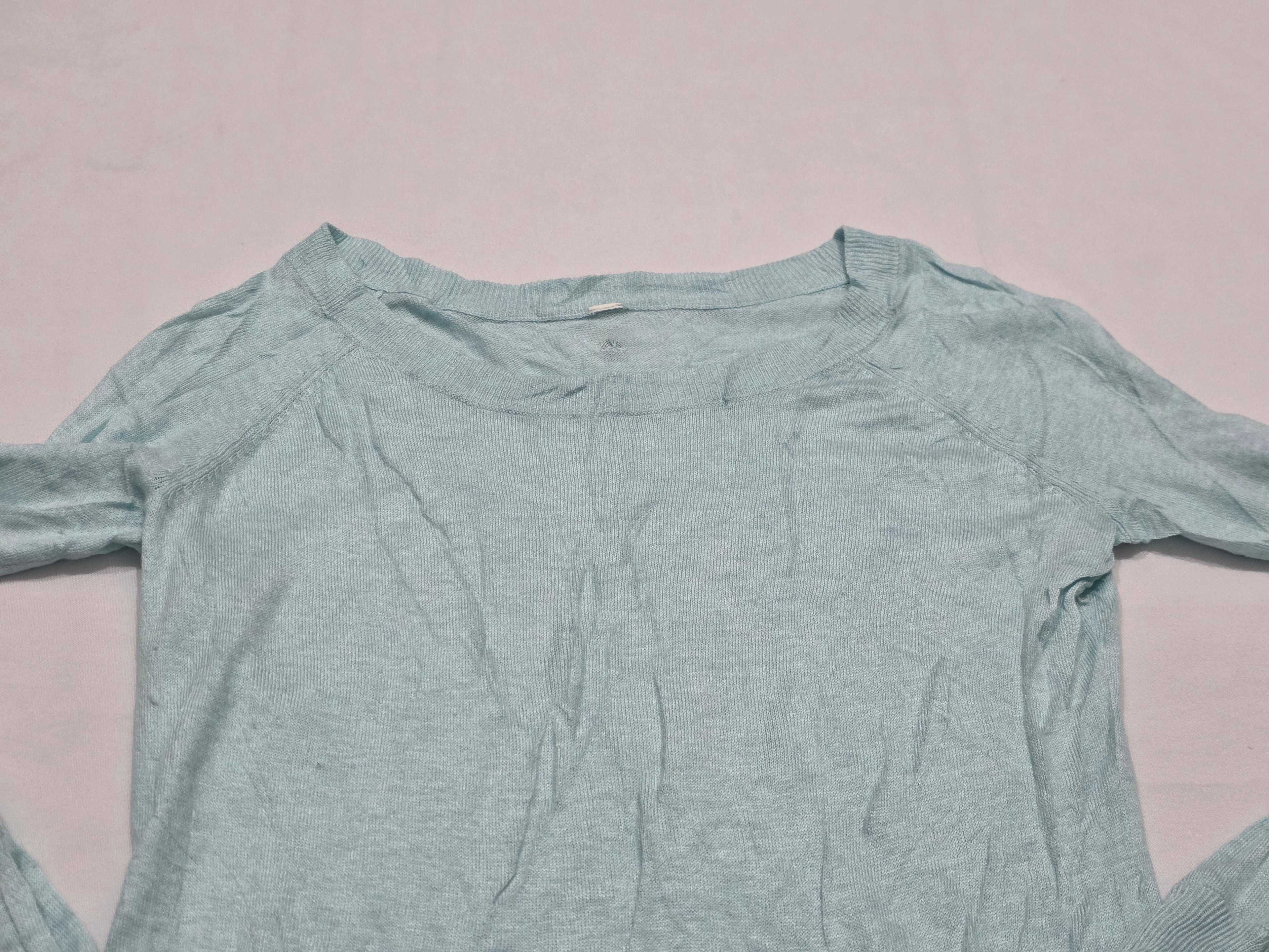 Sueter De Rayon Lululemon Talla 4 Azul Claro