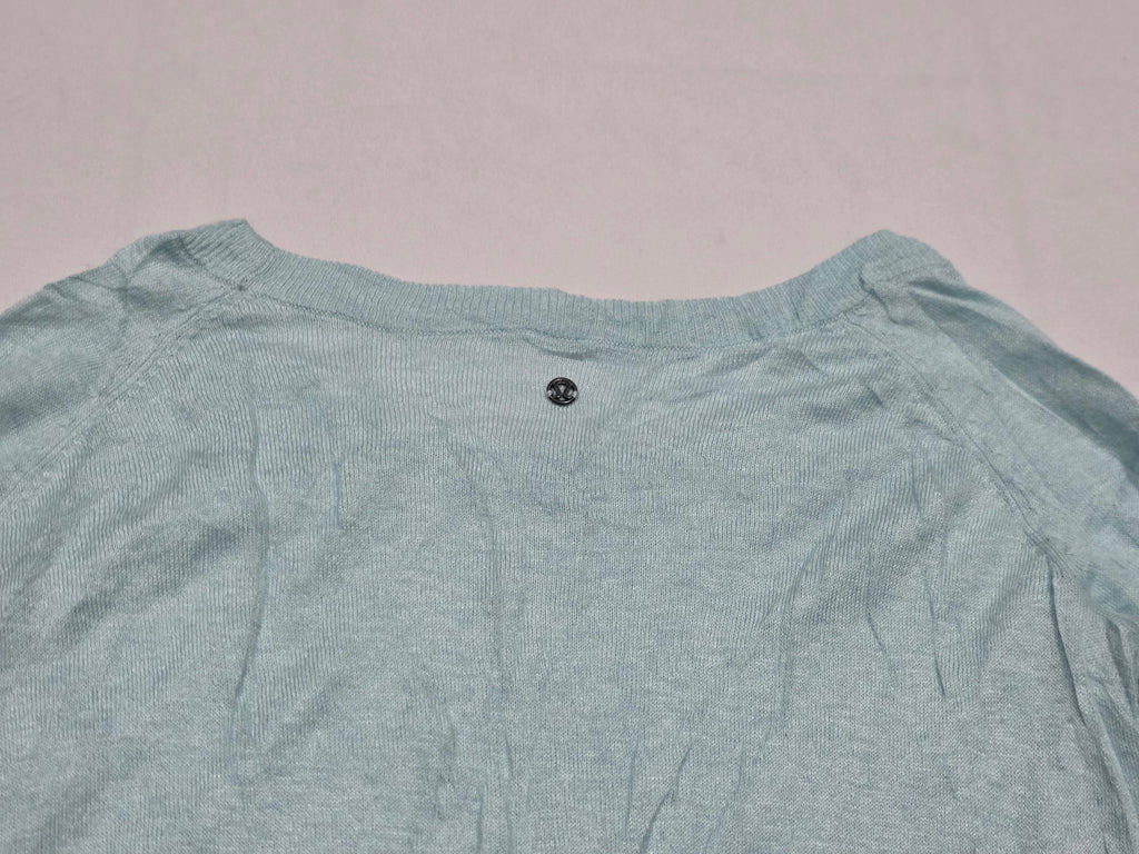 Sueter De Rayon Lululemon Talla 4 Azul Claro