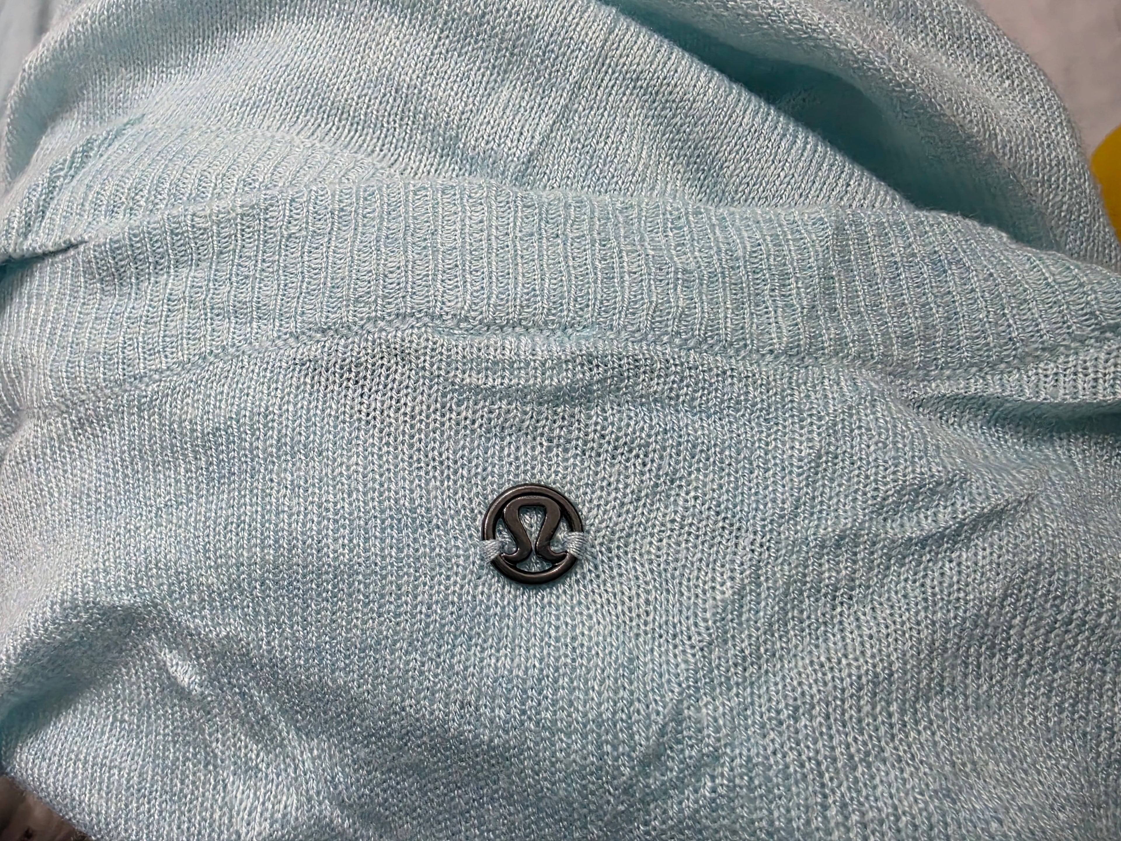 Sueter De Rayon Lululemon Talla 4 Azul Claro
