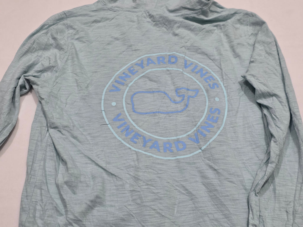 Playera Larga Gorro Vineyard Vines Mujer Chica Azul Claro