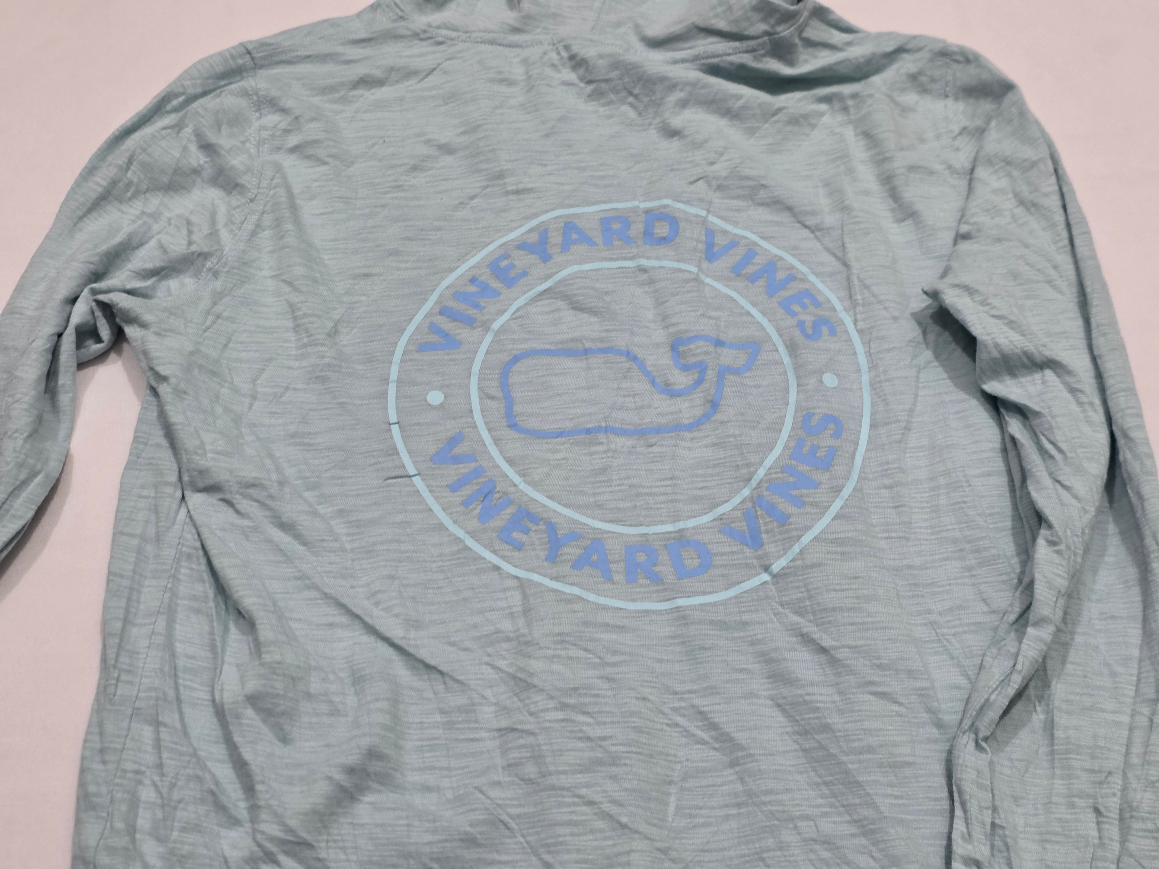 Playera Larga Gorro Vineyard Vines Mujer Chica Azul Claro