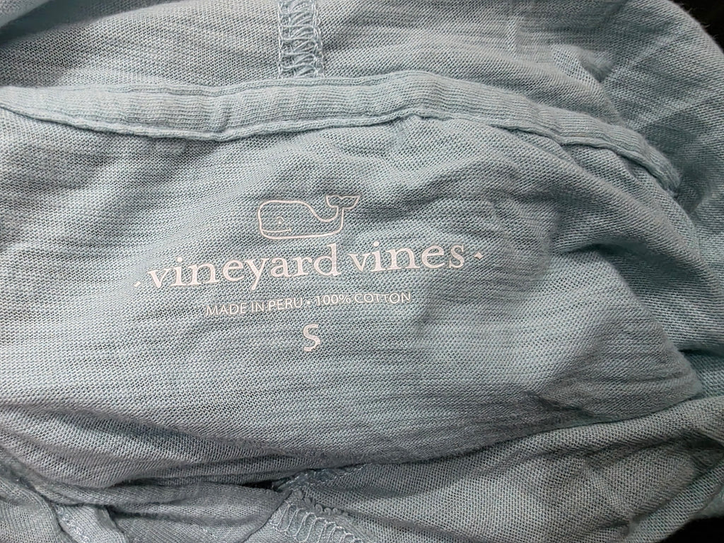 Playera Larga Gorro Vineyard Vines Mujer Chica Azul Claro