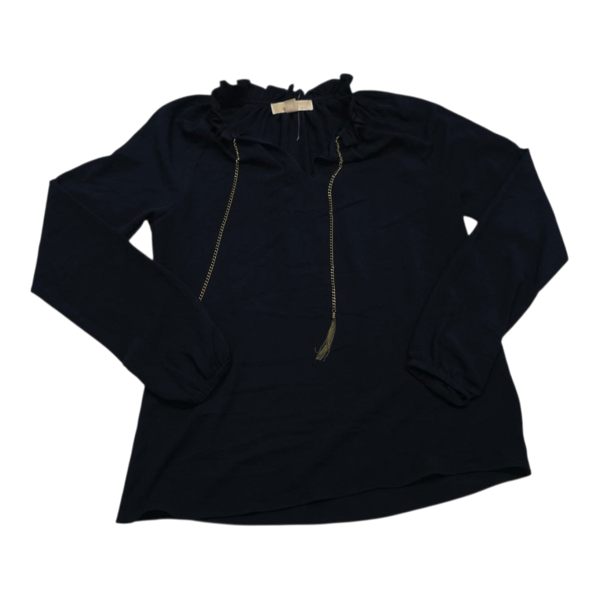 Blusa Michael Kors Talla Chica De Mujer Azul Con Cadena