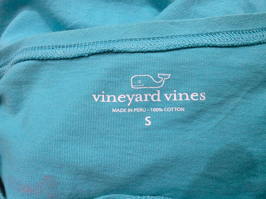 Vestido Vineyard Vines Turquesa De Mujer Talla Chica