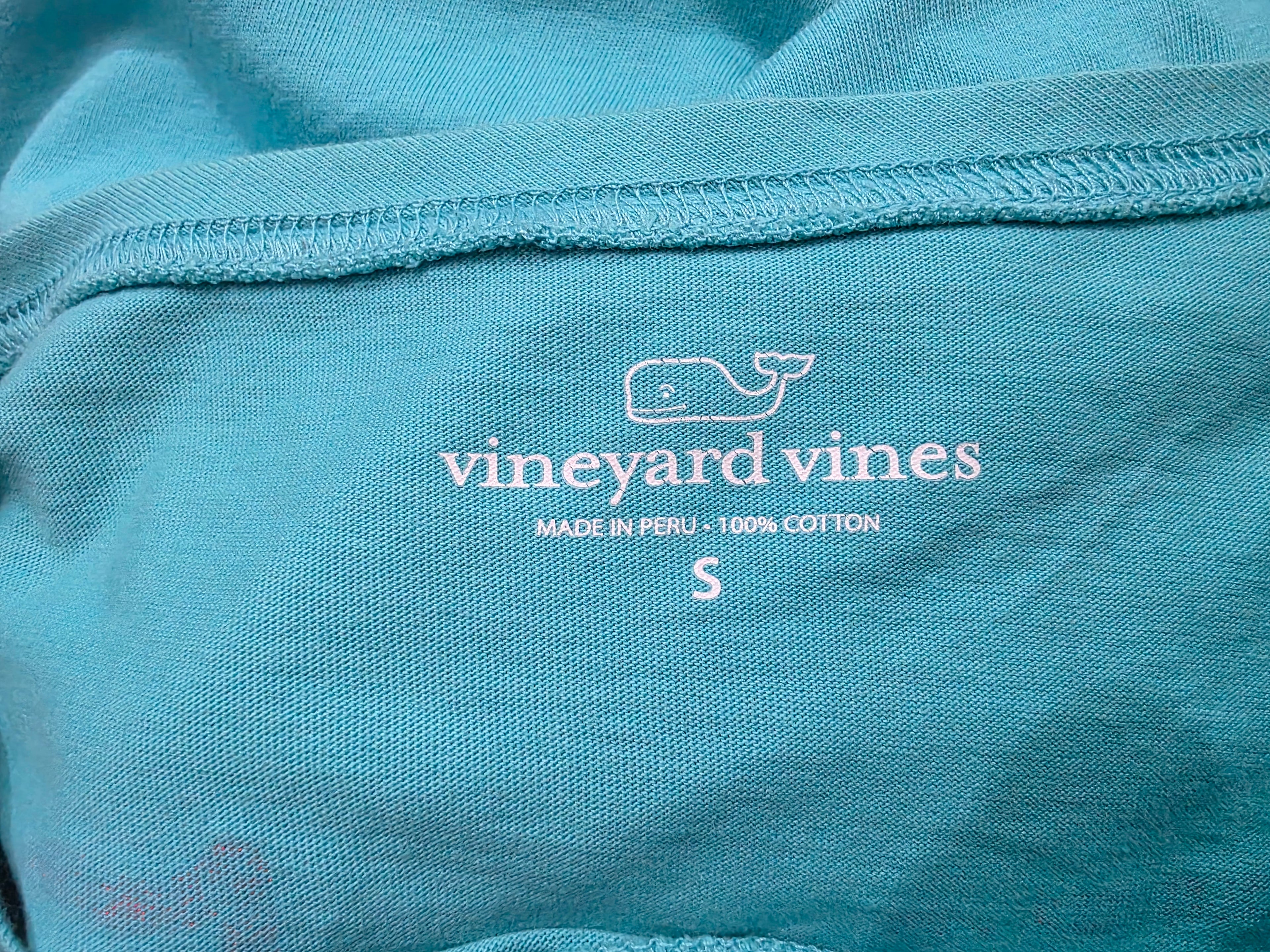 Vestido Vineyard Vines Turquesa De Mujer Talla Chica
