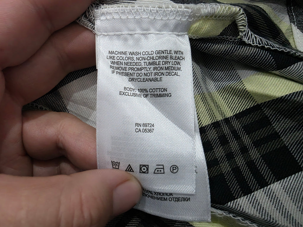 Camisa Columbia Gris Con Amarillo Mediana De Mujer
