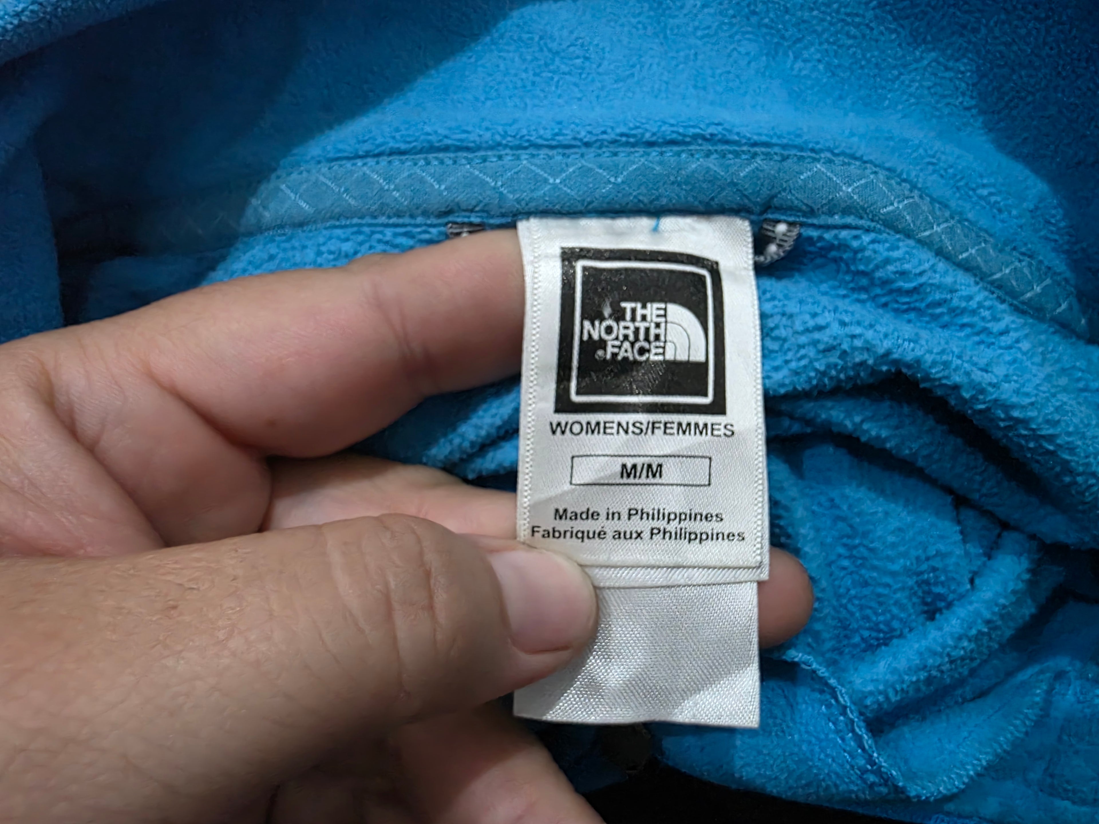 Chamarra Ligera Medio Cierre The North Face Azul Mediana