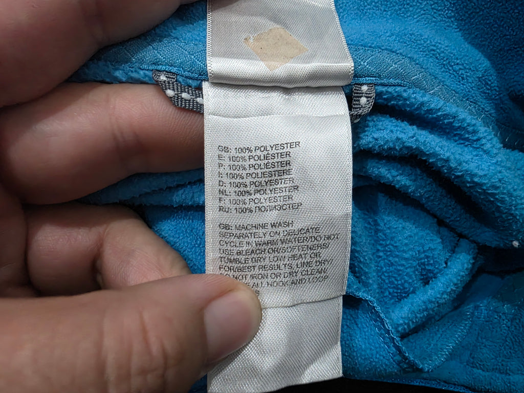 Chamarra Ligera Medio Cierre The North Face Azul Mediana