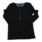 Playera Manga Larga Ralph Lauren Negra Mediana