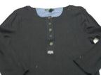 Playera Manga Larga Ralph Lauren Negra Mediana