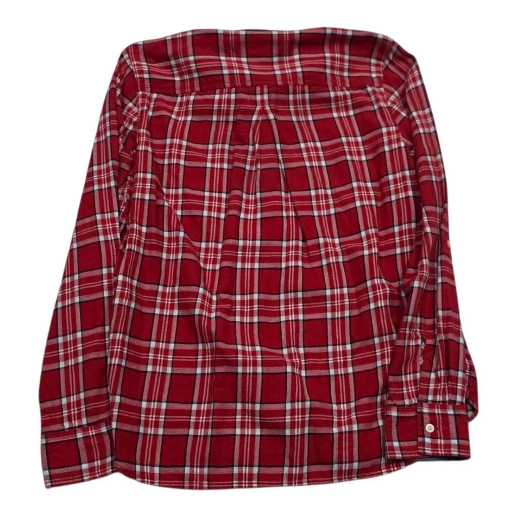 Blusa Tommy Hilfiger Mediana Rojo/blanco A Cuadros