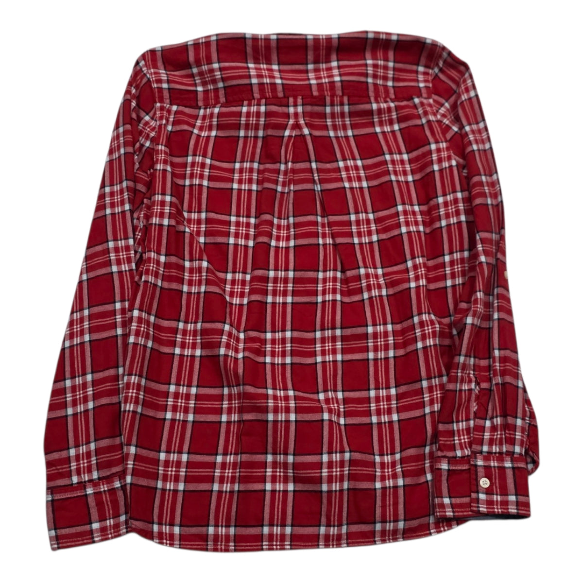 Blusa Tommy Hilfiger Mediana Rojo/blanco A Cuadros