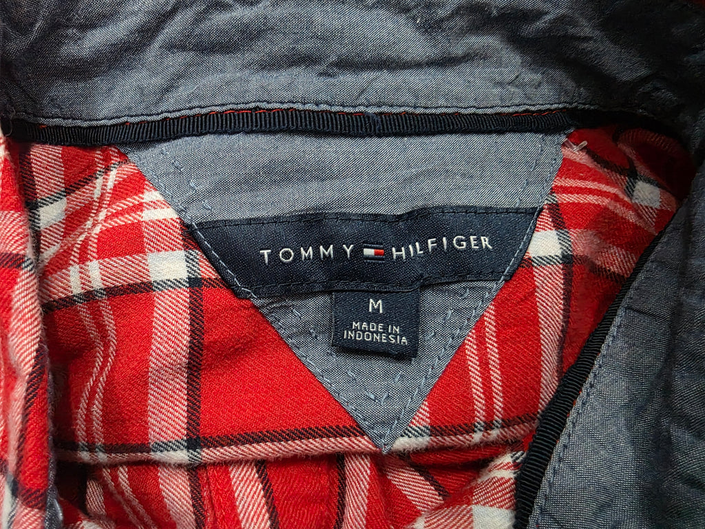 Blusa Tommy Hilfiger Mediana Rojo/blanco A Cuadros