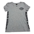 Playera Harley Davidson De Mujer Mediana Color Gris