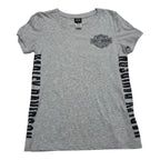 Playera Harley Davidson De Mujer Mediana Color Gris