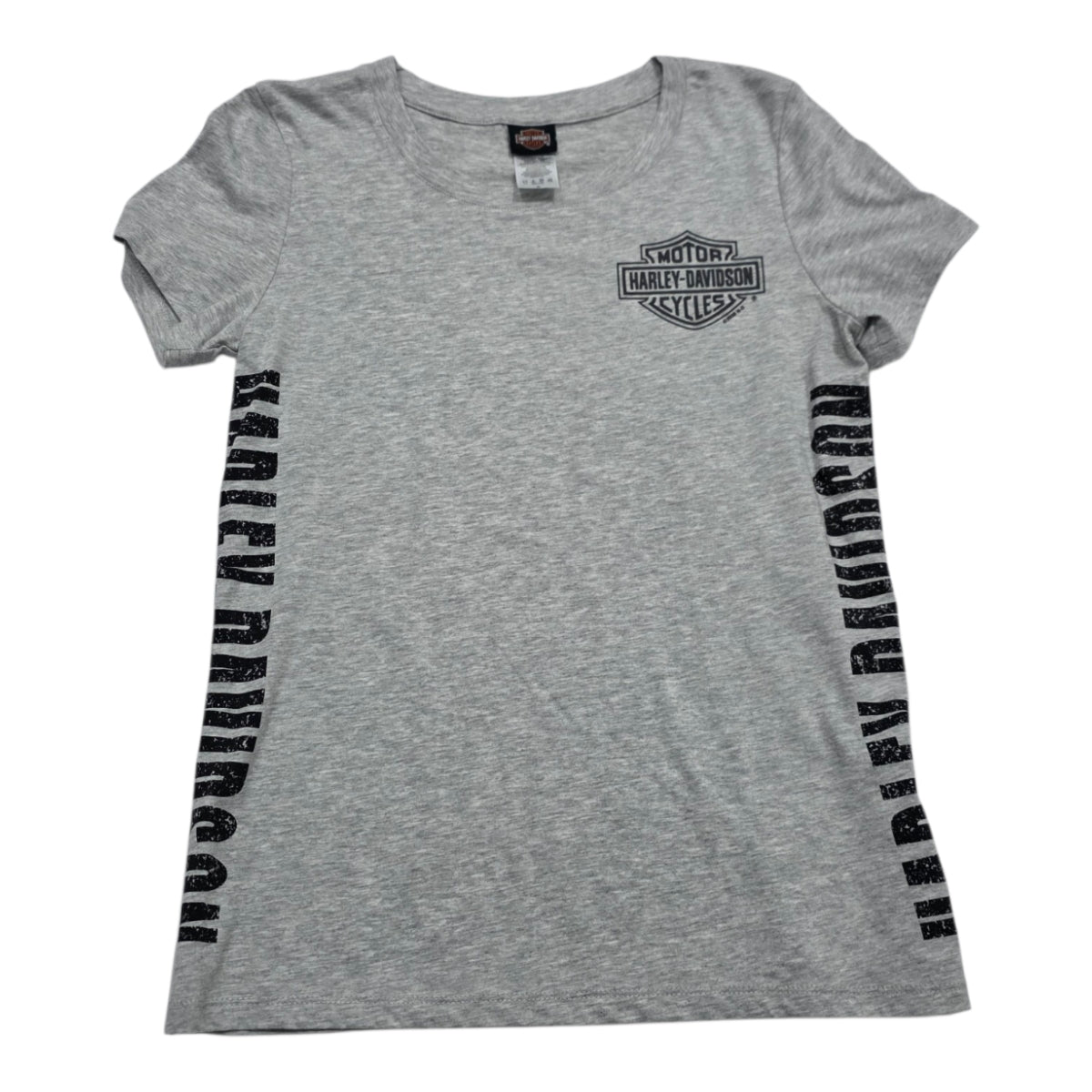 Playera Harley Davidson De Mujer Mediana Color Gris