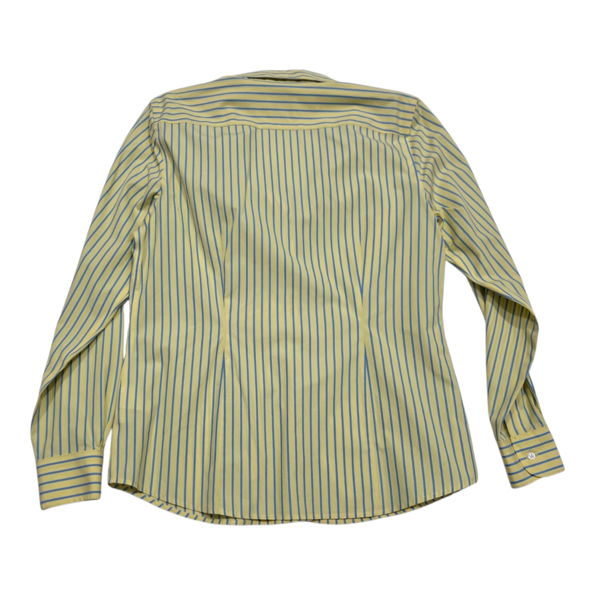 Camisa Brooks Brothers De Mujer Talla 10 Amarillo/azul