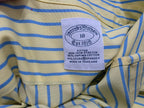 Camisa Brooks Brothers De Mujer Talla 10 Amarillo/azul