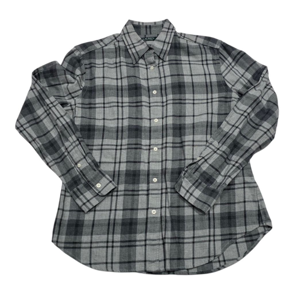 Camisa Ralph Lauren De Algodón Mediana Color Gris
