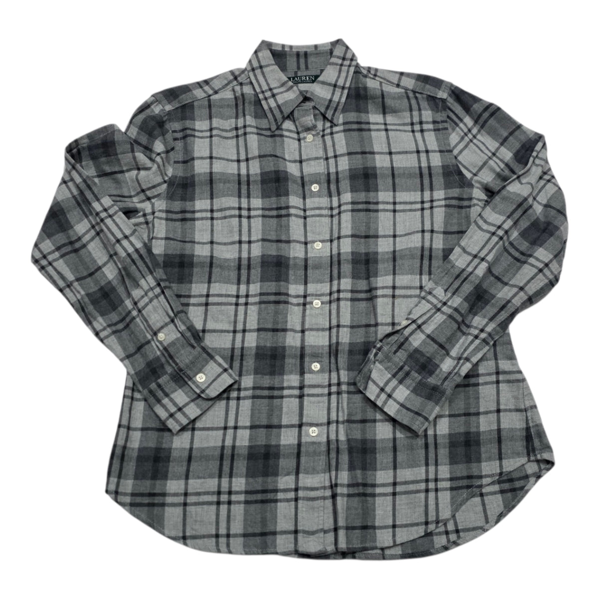 Camisa Ralph Lauren De Algodón Mediana Color Gris