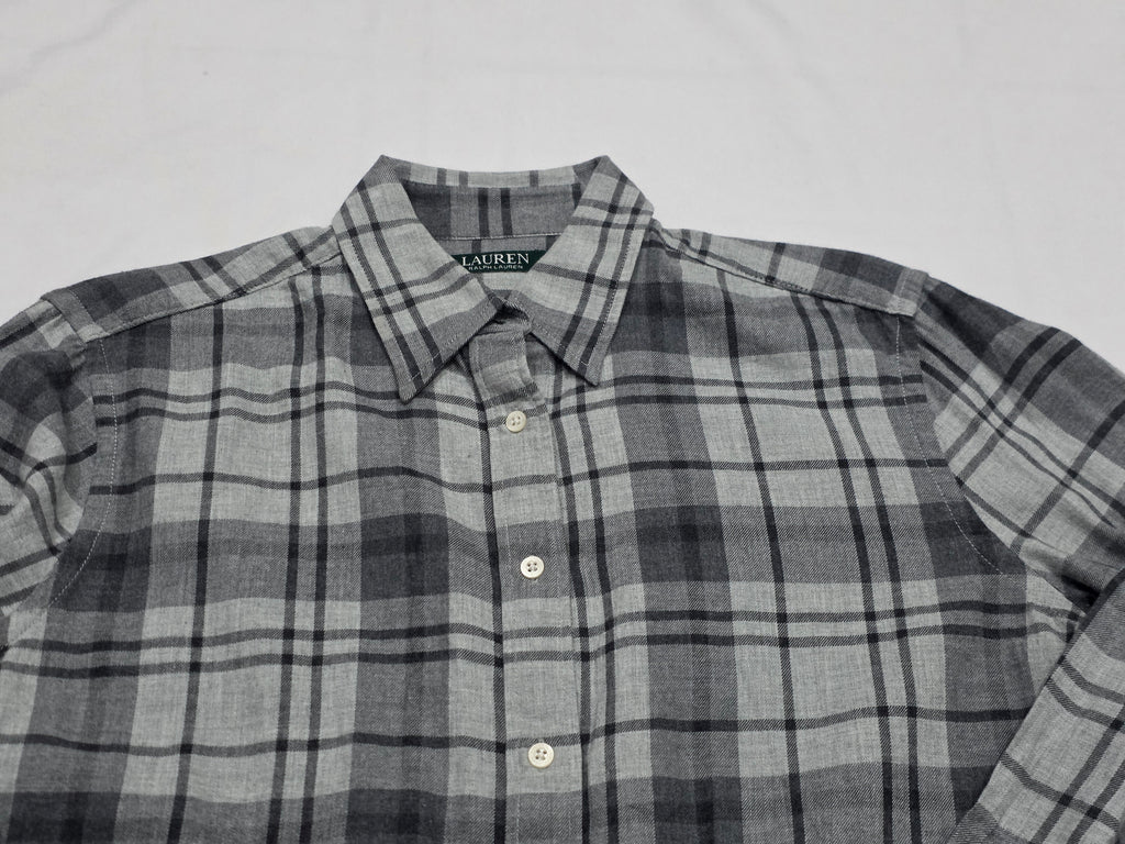 Camisa Ralph Lauren De Algodón Mediana Color Gris