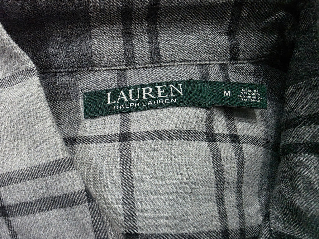 Camisa Ralph Lauren De Algodón Mediana Color Gris