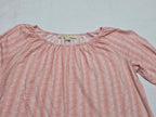 Blusa Michael Kors Rosa Manga 3/4 Mediana