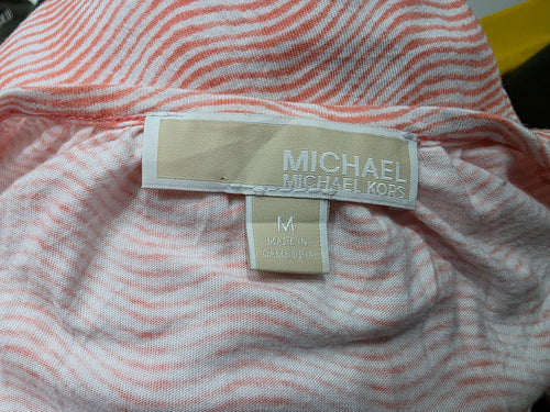 Blusa Michael Kors Rosa Manga 3/4 Mediana