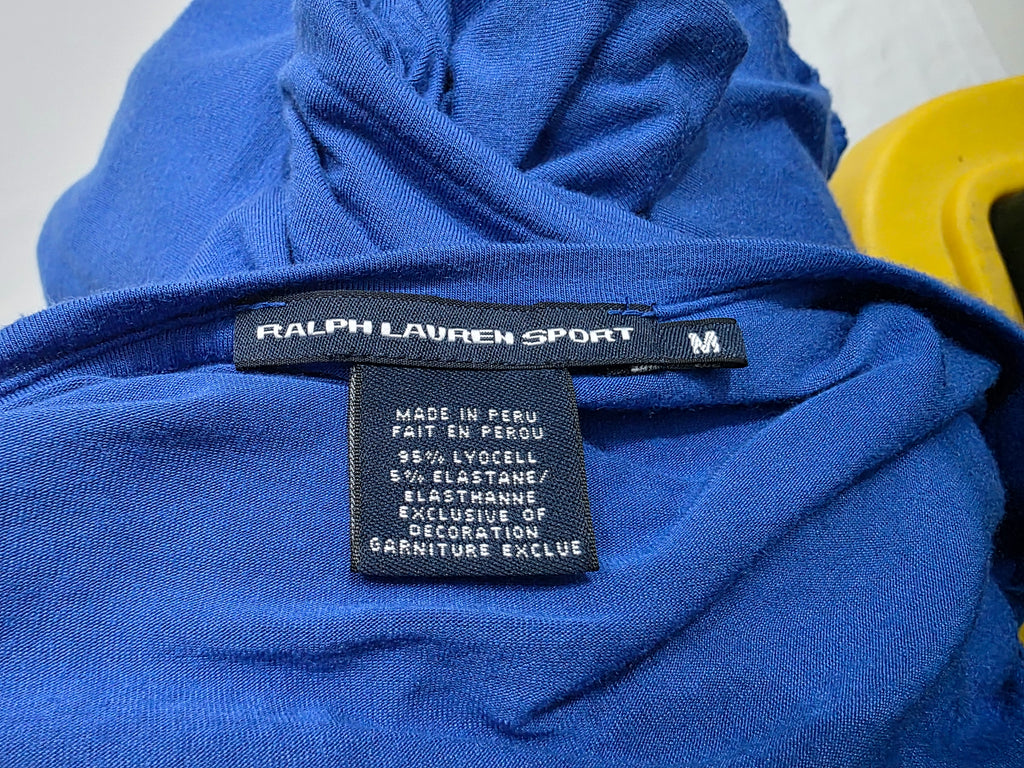 Playera Ralph Lauren Sport Azul Mediana Mujer Manga Corta