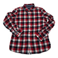 Camisa Tommy Hilfiger De Mujer Mediana Roja A Cuadros
