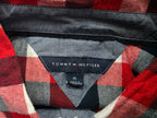 Camisa Tommy Hilfiger De Mujer Mediana Roja A Cuadros