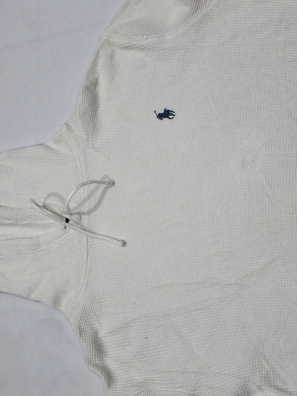 Sueter Gorro Polo Ralph Lauren Mujer Mediano Color Blanco