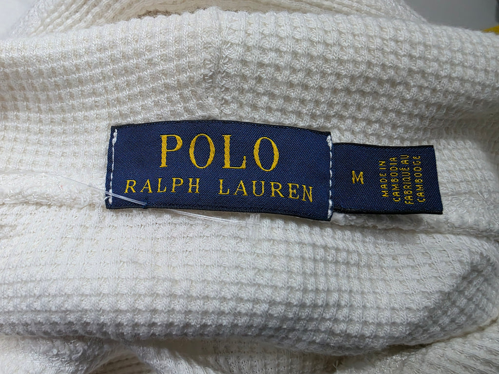 Sueter Gorro Polo Ralph Lauren Mujer Mediano Color Blanco