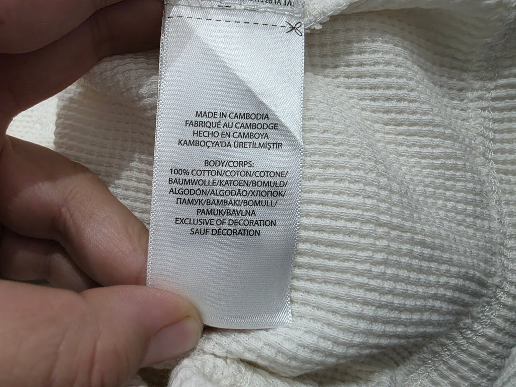 Sueter Gorro Polo Ralph Lauren Mujer Mediano Color Blanco