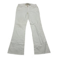 Pantalon Acampanado Michael Kors Mujer Talla 10 Color Blanco