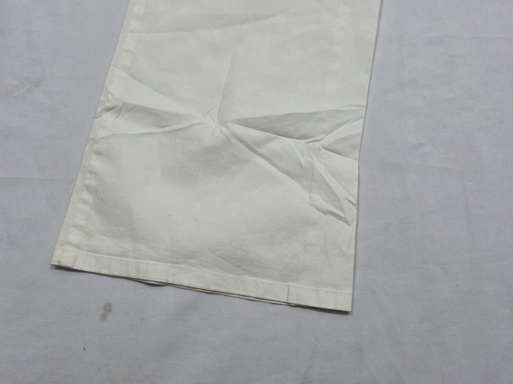 Pantalon Acampanado Michael Kors Mujer Talla 10 Color Blanco