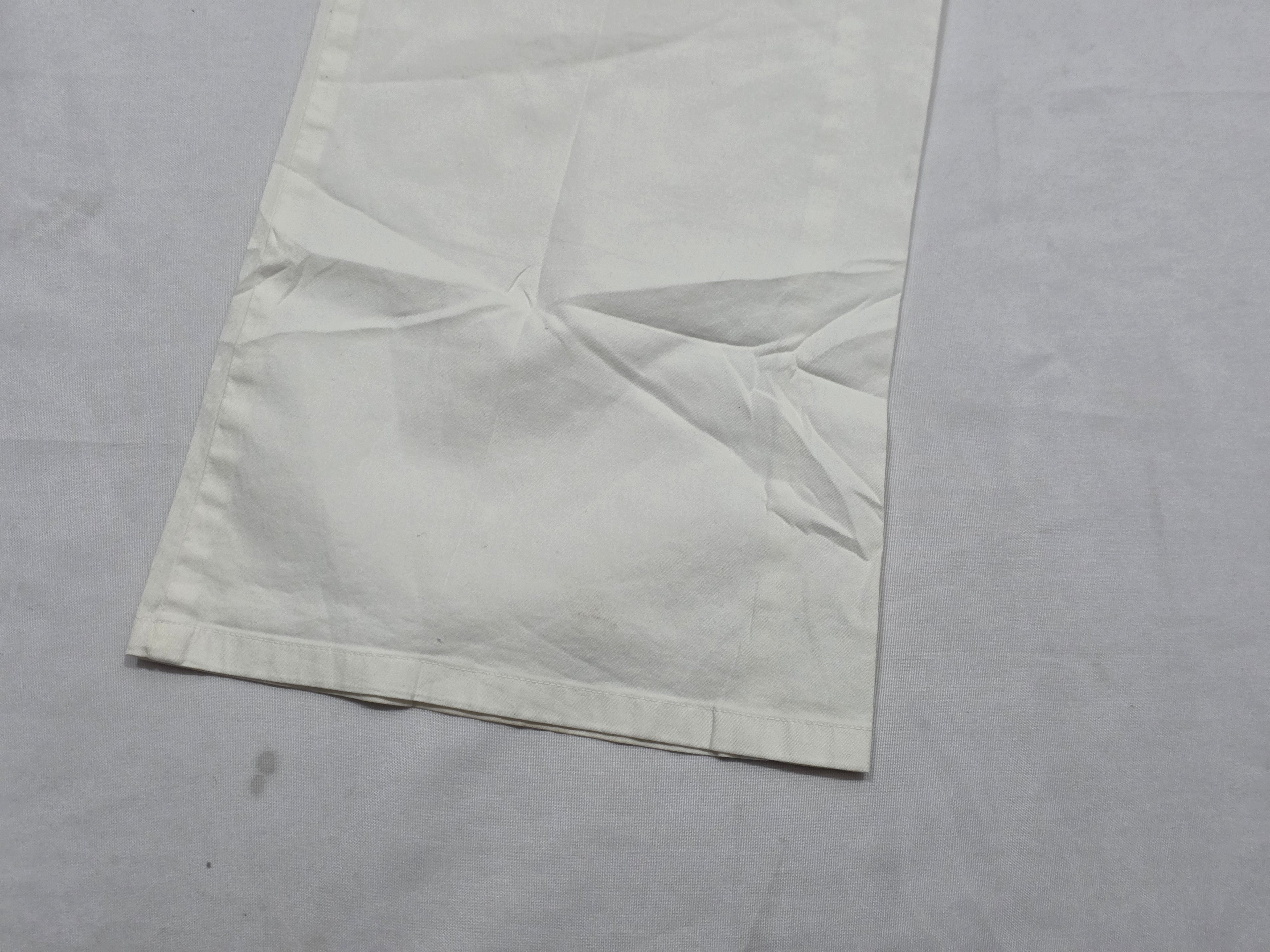 Pantalon Acampanado Michael Kors Mujer Talla 10 Color Blanco