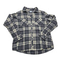 Camisa Columbia Grande De Mujer Gris Con Crema Talla Grande