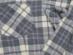 Camisa Columbia Grande De Mujer Gris Con Crema Talla Grande