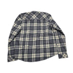 Camisa Columbia Grande De Mujer Gris Con Crema Talla Grande