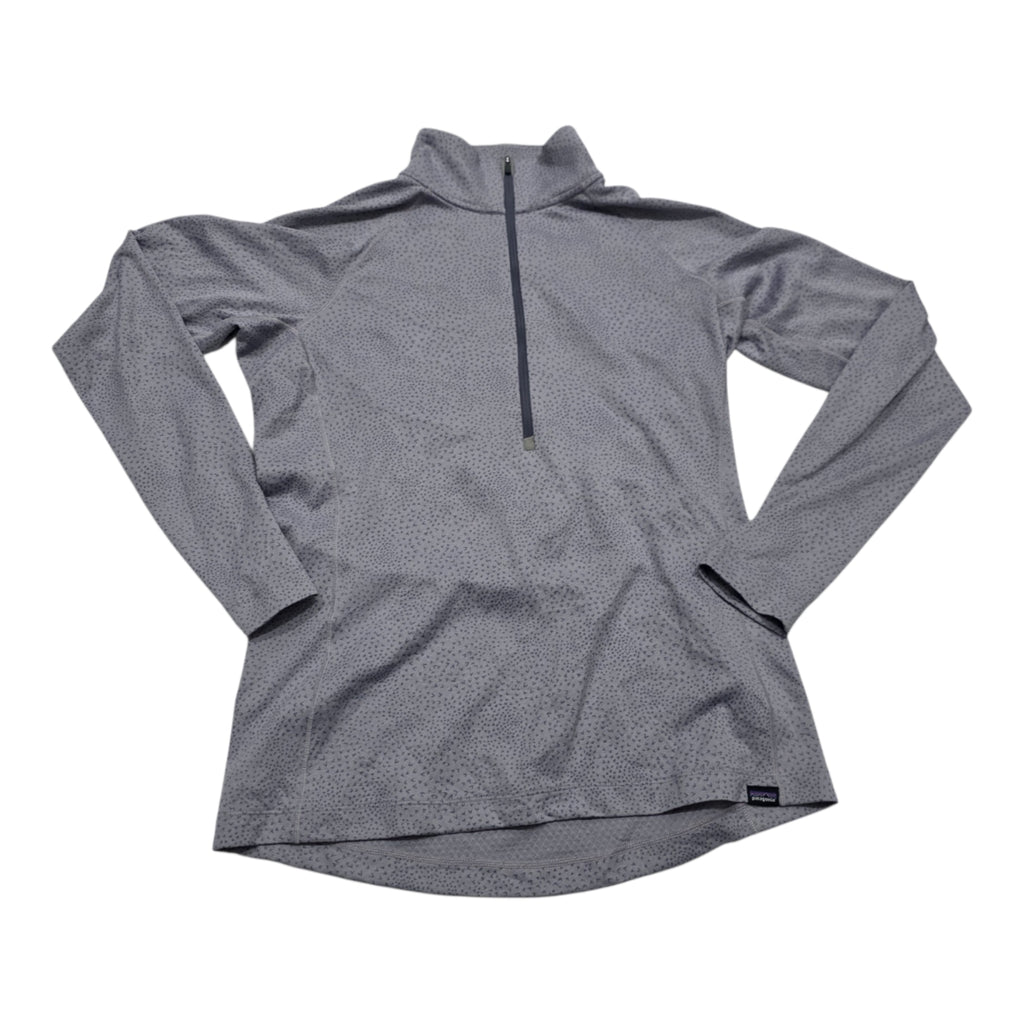 Playera Capilene Patagonia Mujer Medio Cierre Morado Grande