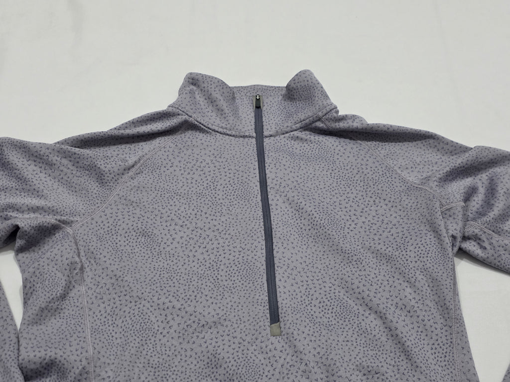 Playera Capilene Patagonia Mujer Medio Cierre Morado Grande