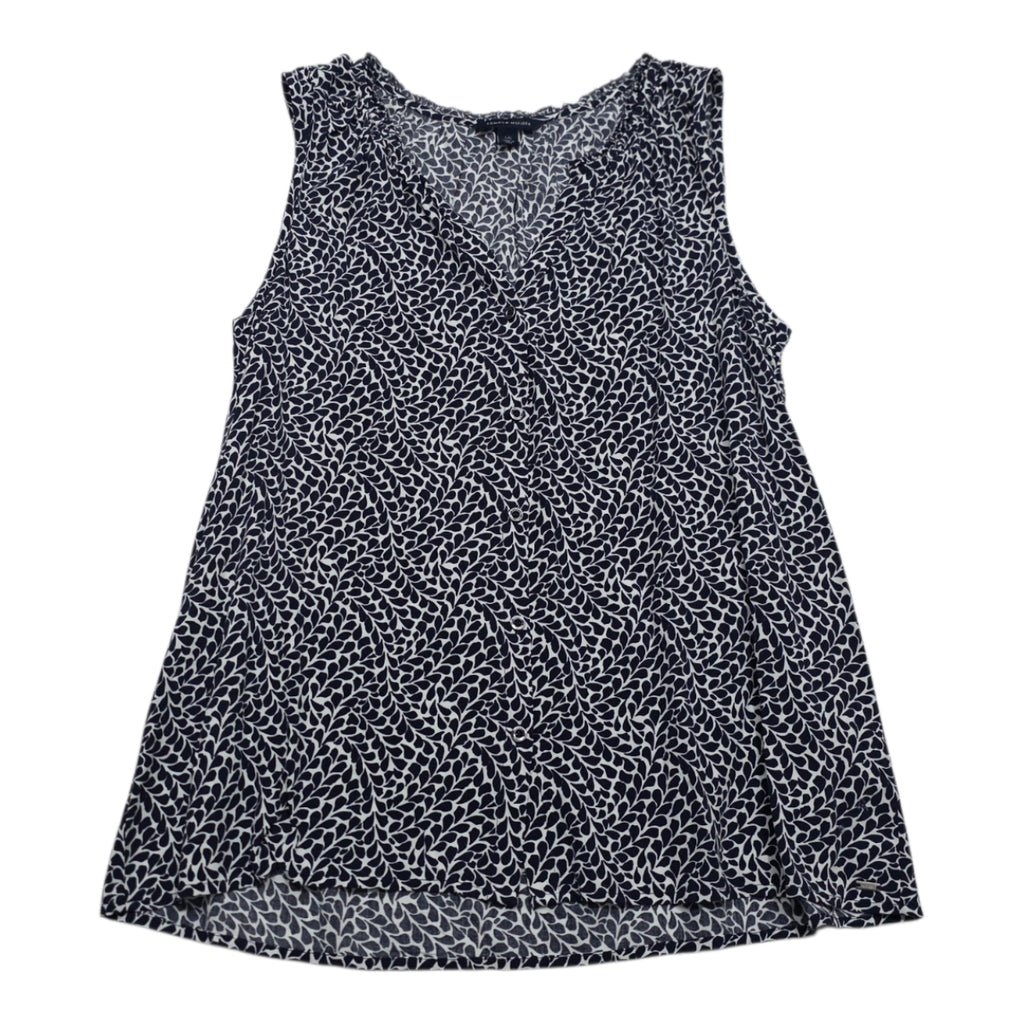 Blusa Tommy Hilfiger Mujer Grande Sin Mangas Azul Figuras